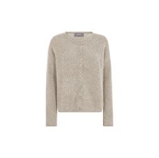 MOS MOSH CARDIGAN, MMALMINE KNIT CARDIGAN, FEATHER GRAY